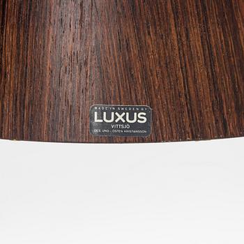 Uno & Östen Kristiansson, taklampor, ett par, modell 506, Luxus, Vittsjö, 1960-tal.