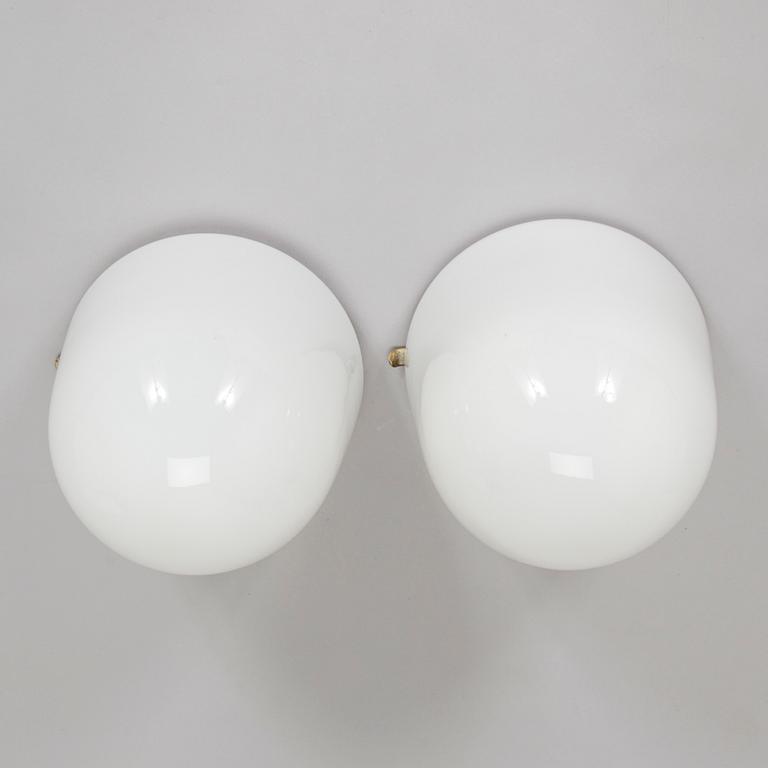 Paavo Tynell, taklampor, ett par, modell 80112-30 Idman 1900-talets mitt.