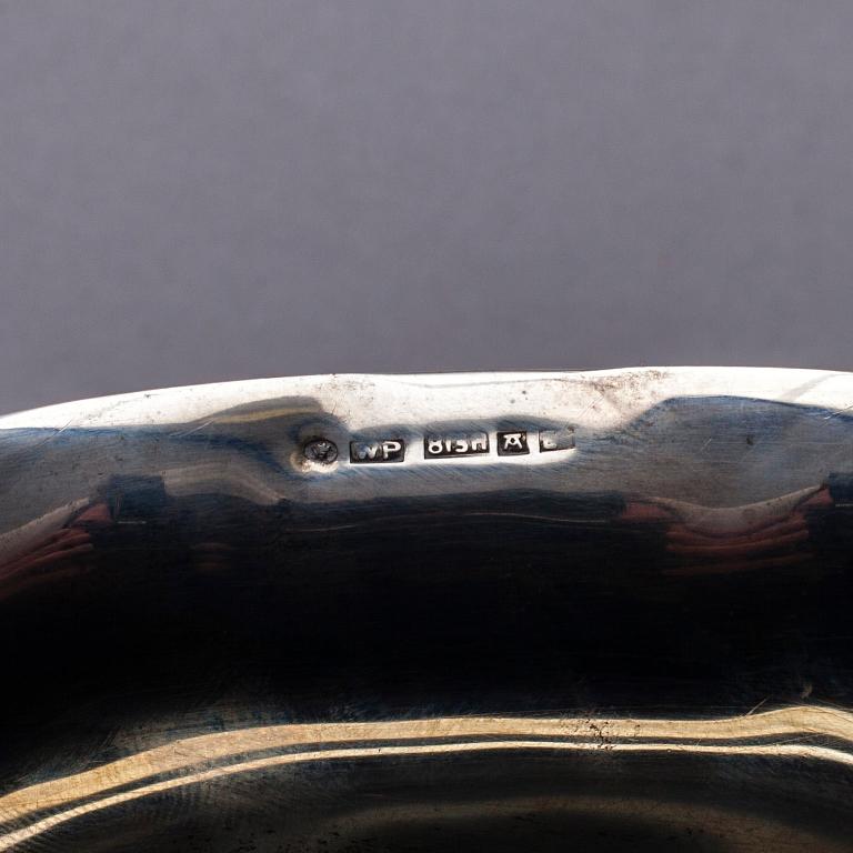 SKÅL, silver, finska kontrollstämplar, Åbo 1930-tal. Vikt 475 g.