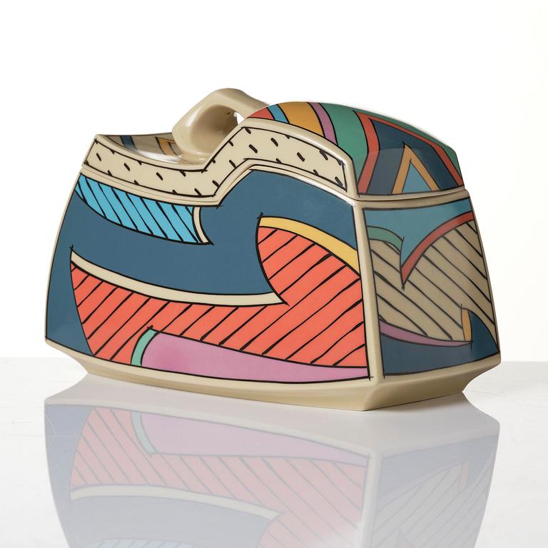 Dorothy Hafner, a 47-piece "Flash" ceramic dinner service, Rosenthal, Germany, post 1984.