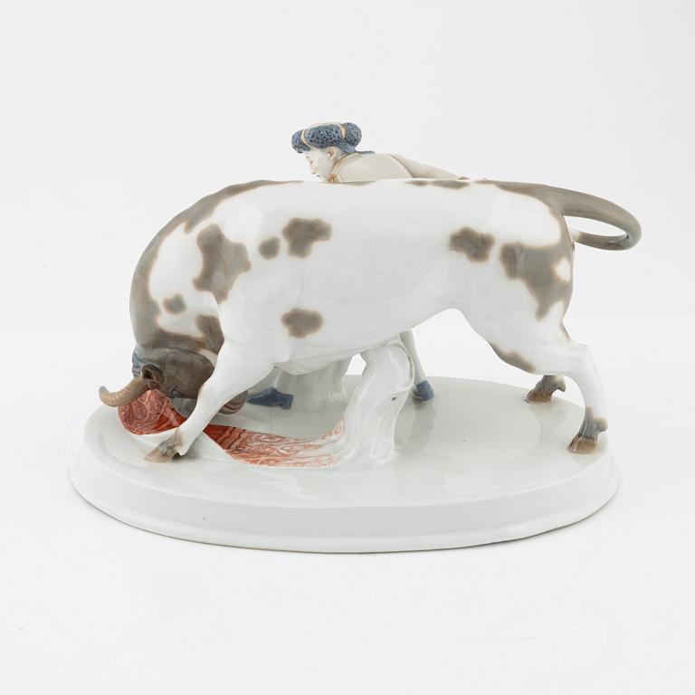 Figurin, porslin, Meissen, 1900-talets första hälft.