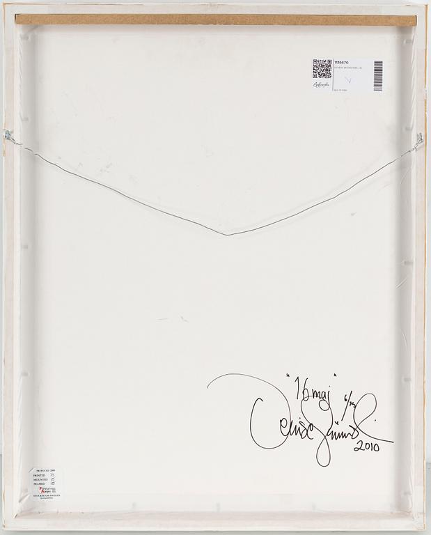 DENISE GRÜNSTEIN, C-print, signed, numbered 6/75 and dated May 16, 2010 on verso.