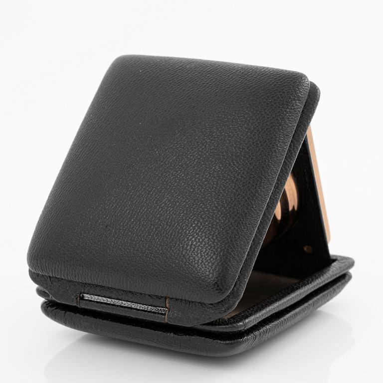 Jaeger, travel alarm clock, 72 x 85 x 34 mm.
