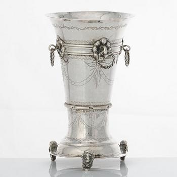 A Norwegian 19th century silver beaker, mark of Hans Jörgen Blytt, Bergen 1835.