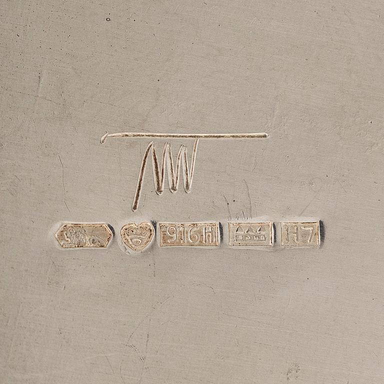 Tapio Wirkkala, Tillbringare, silver, Kultakeskus, Tavastehus 1961.
