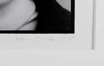 HANS GEDDA, silvergelatinfotografi, signerat och daterat 1978.