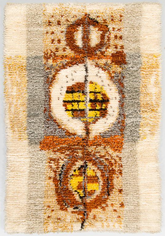 Leena-Kaisa Halme, ryijy, Kutomo Pirkko Koskinen, noin 155 x 104 cm.