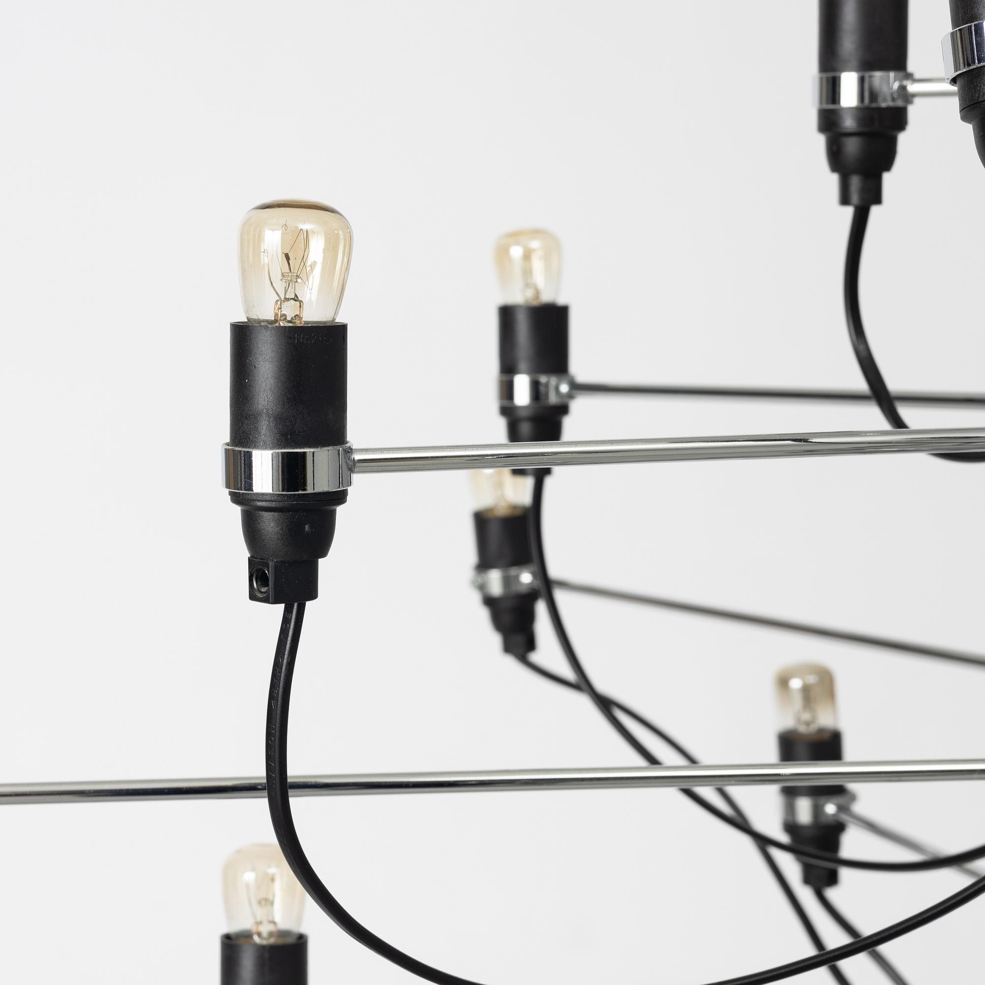 Gino Sarfatti, takkrona, modell 2097/30, Flos, Italien.