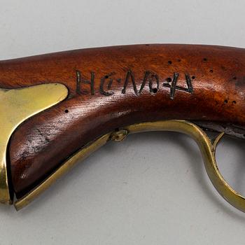 A Swedish flintlock pistol 1816 pattern.