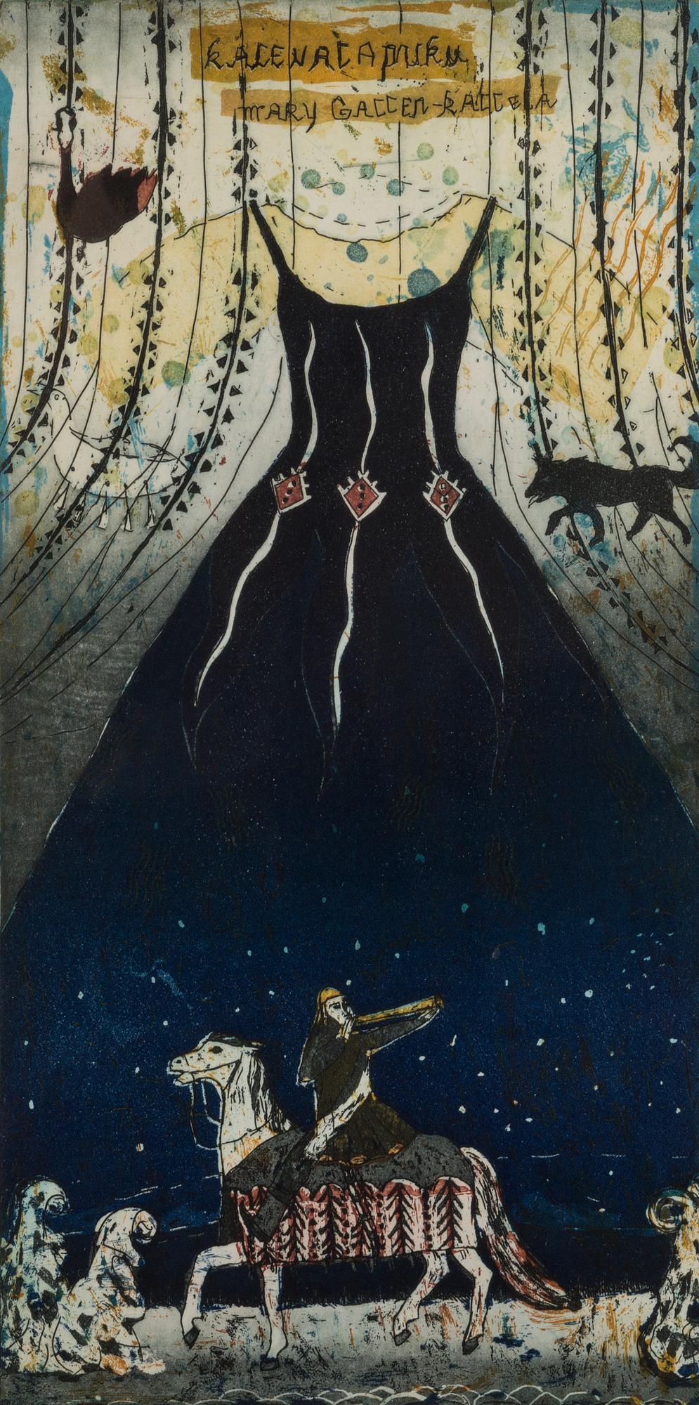 KIRSI NEUVONEN, etsaus, signeerattu ja päivätty -93, numeroitu 66/90.