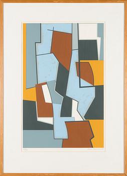 Sam Vanni, serigraph, signed and dated-85. Numbered 69/75.