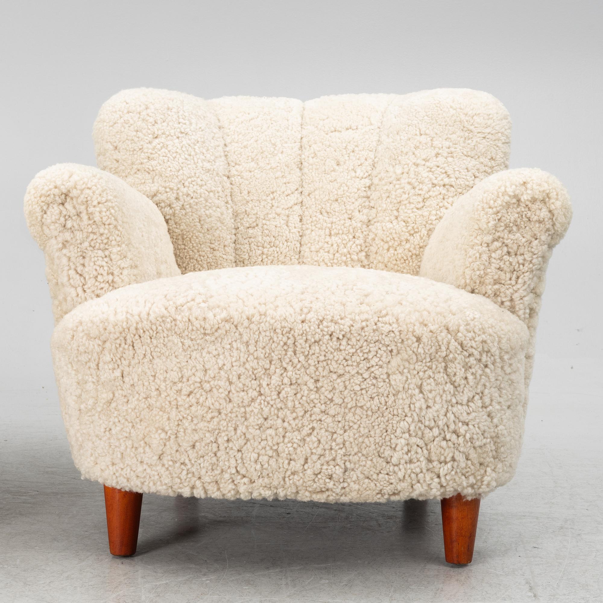 Armchairs, a pair, Swedish Modern, 1940s.
