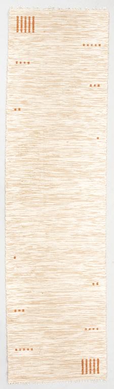 Eva-Lisa Nordin, rag rug with label, approximately 334x84 cm.