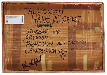 HANS WIGERT, oil on canvas, on verso signed and dated Grundsunda 1977.