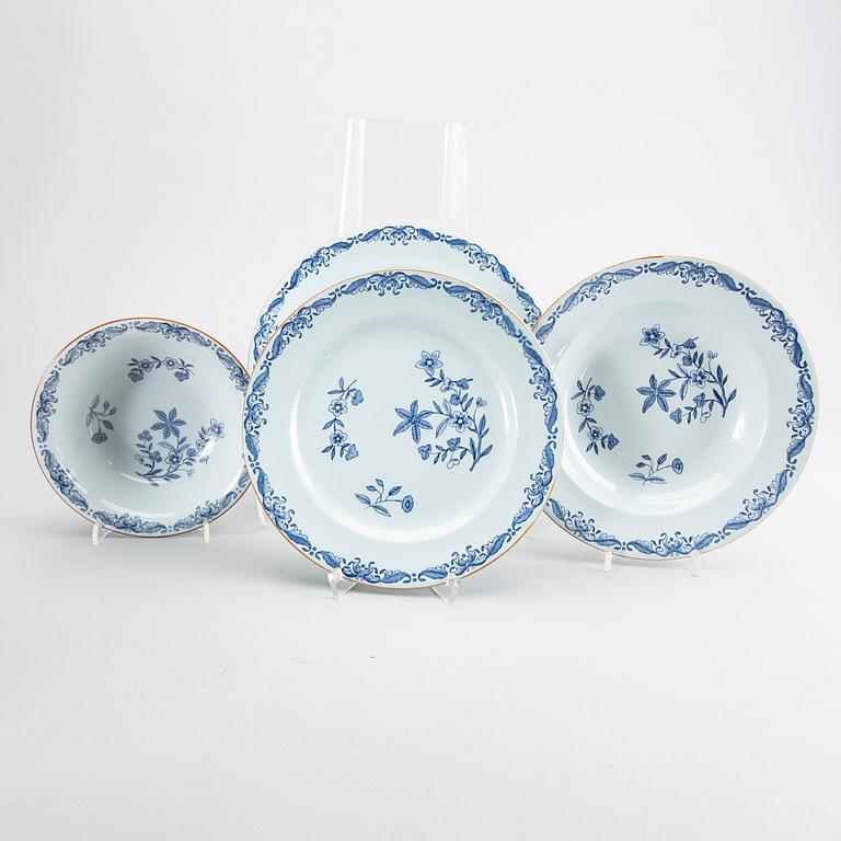 RÖRSTRAND, "Ostindia", 64 dlr, porslin, varierande tillverkningsår.