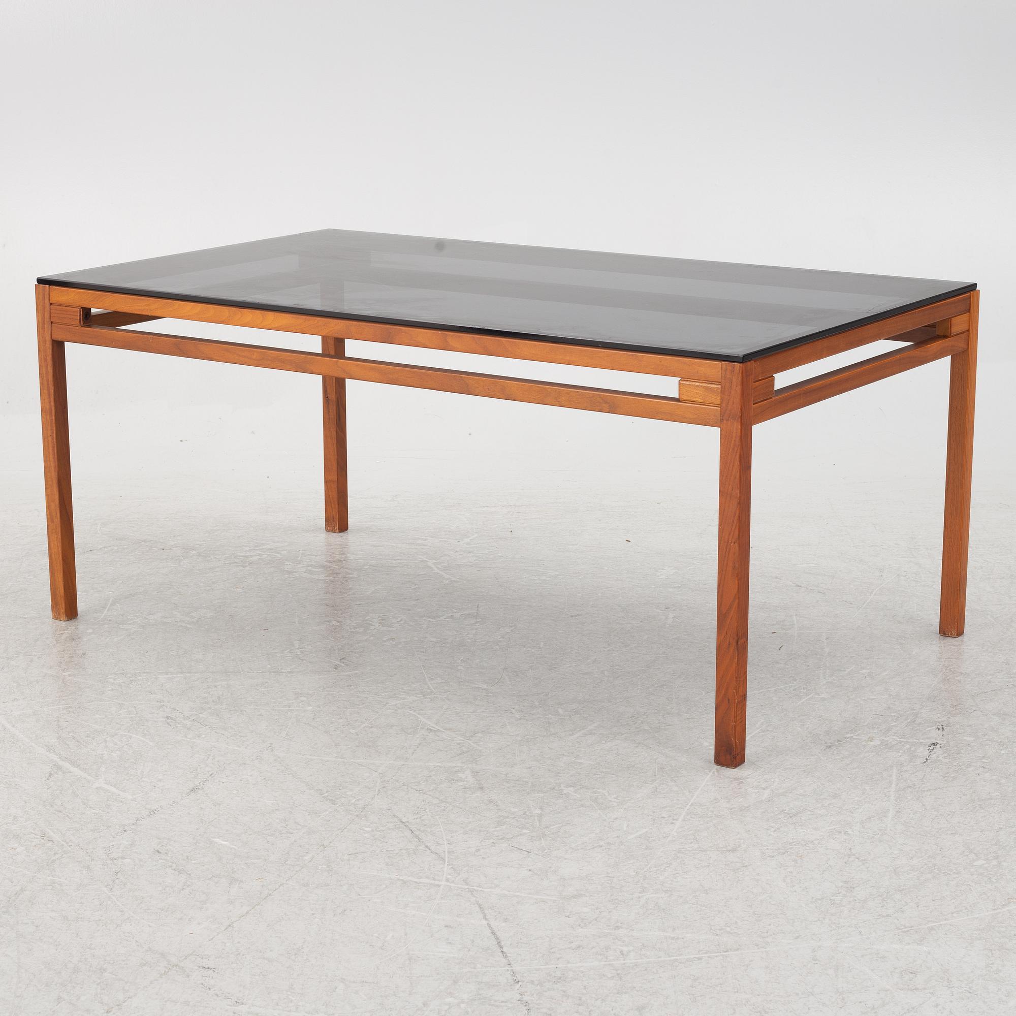 A coffee table and two side tables, second half of the 20th century.