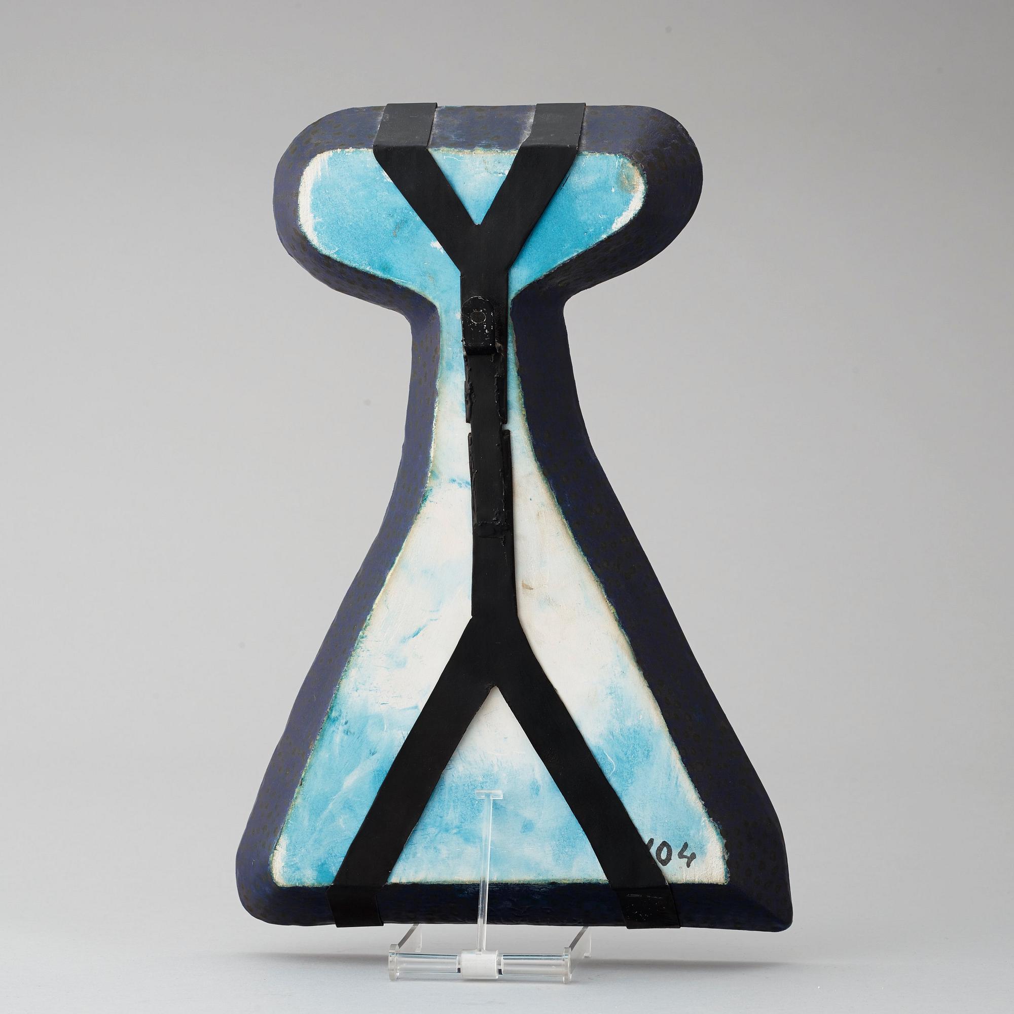 A Birger Kaipiainen stoneware wall sculpture, Rörstrand, Sweden 1950's.