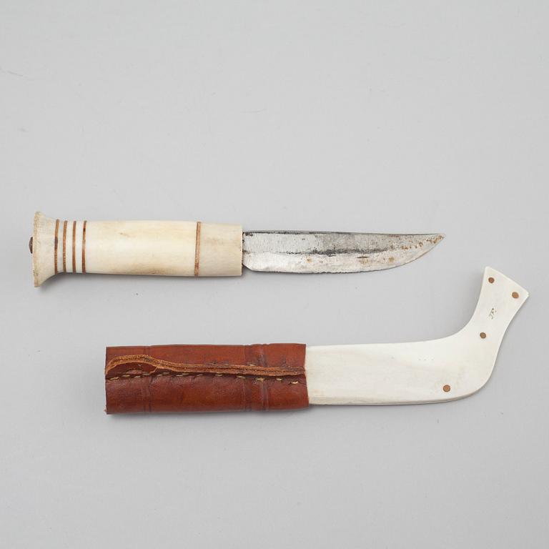 A knife by Johan Fankki, signed JF.