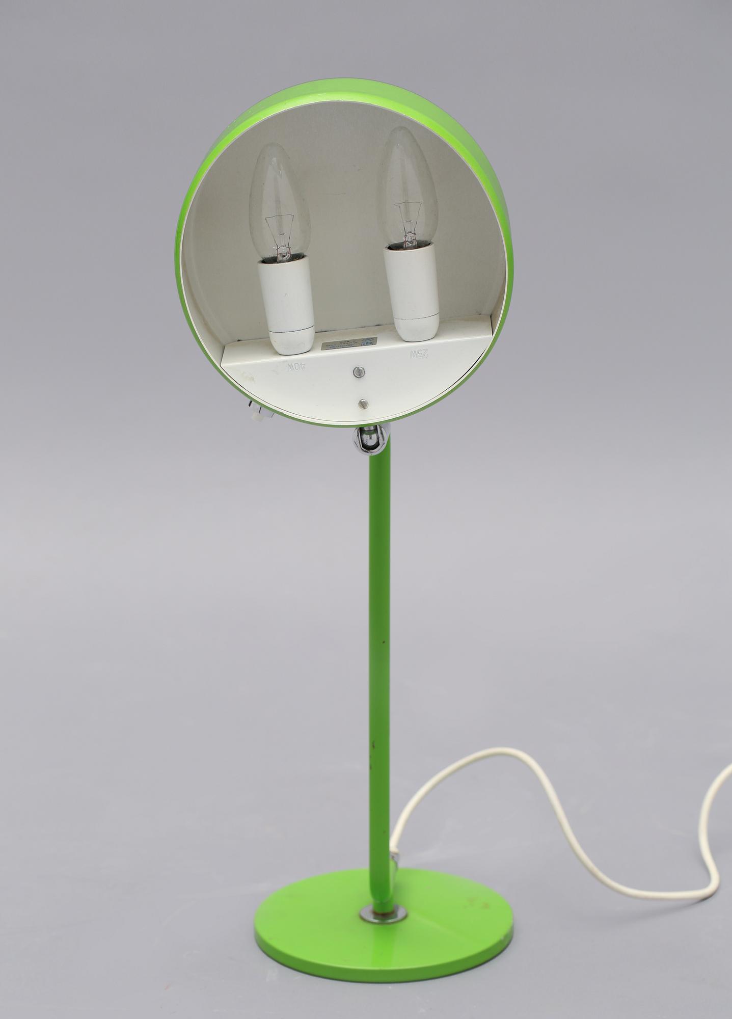 BORDSLAMPA, "OS-lampan", Anders Pehrson, Ateljé Lyktan, Åhus, 1900-talets andra hälft.