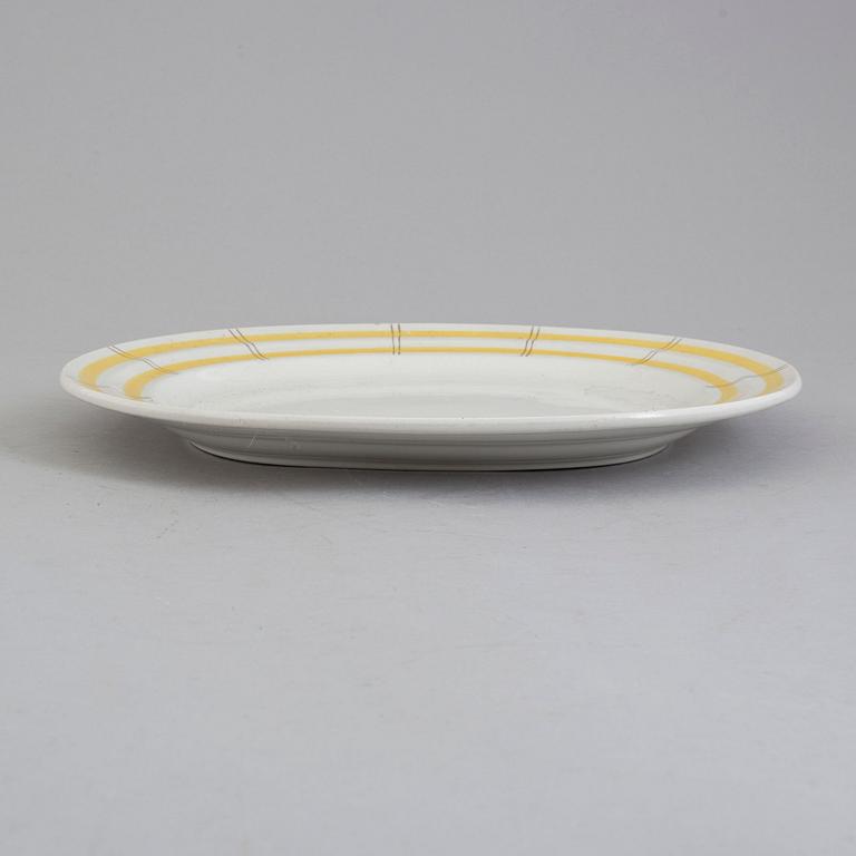 WILHELM KÅGE, servisdelar, 27 st, flintgods, "Bungalow", Gustavsberg,