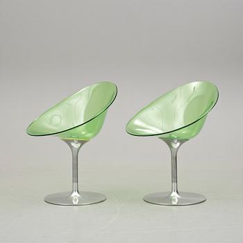 STOLAR, ett par, "Eros", Philippe Starck, Kartell, Italien, 1900-/2000-tal.