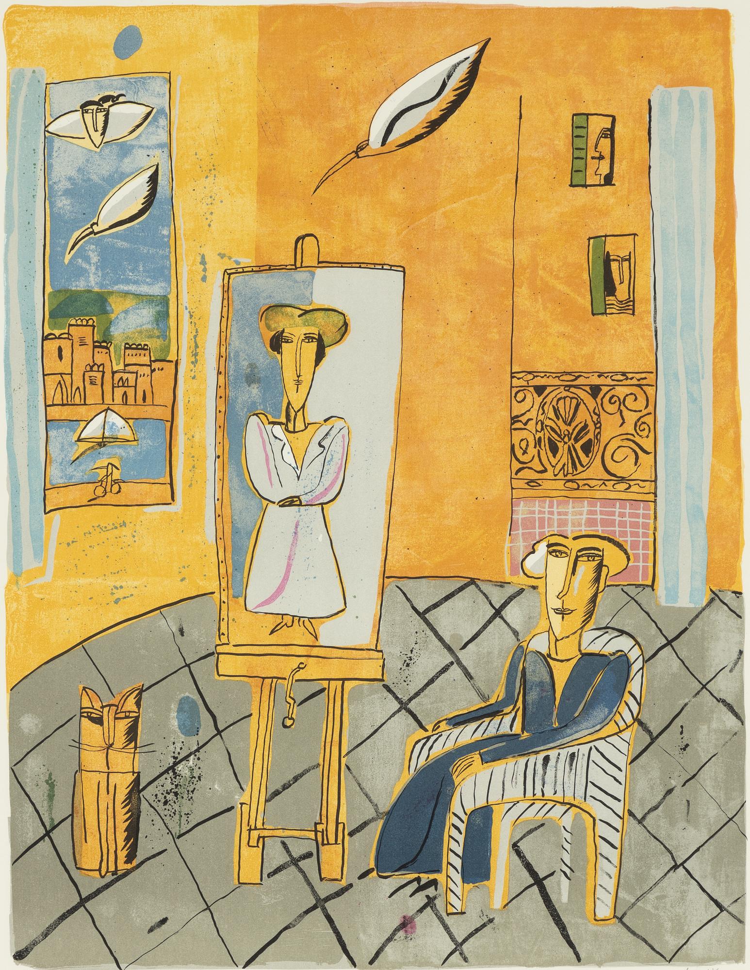 Madeleine Pyk, "I ateljén".