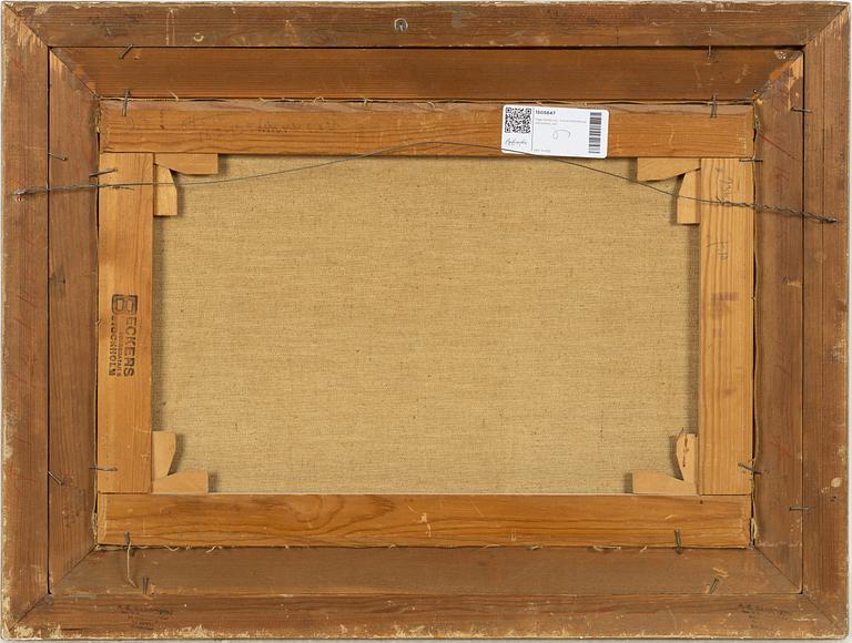 Tage Hedqvist,  Sommarlandskap vid kusten.