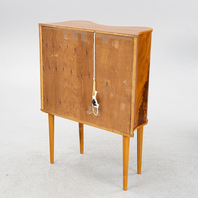 A Swedish Modern inlay drinks cabinet, AB Rödeby Möbler, Ronneby, 1940s.