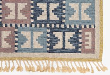 Anna-Greta Sjöqvist, a carpet, flat weave, c. 225 x 151 cm, signed AGS.