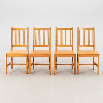 Table and chairs, 10 pieces, 1970s.