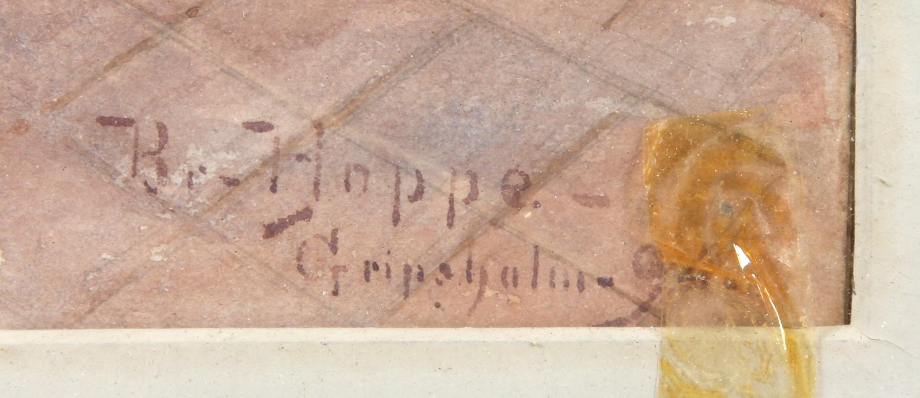 BRUNO HOPPE, akvarell, sign o dat -94.