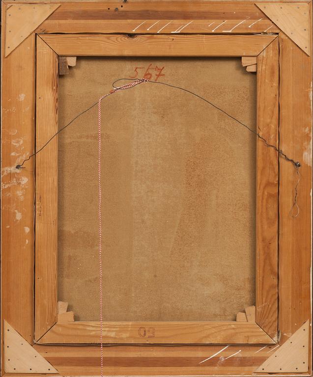 GUNNAR ZILO, olja duk. Signerad och daterad- 49.