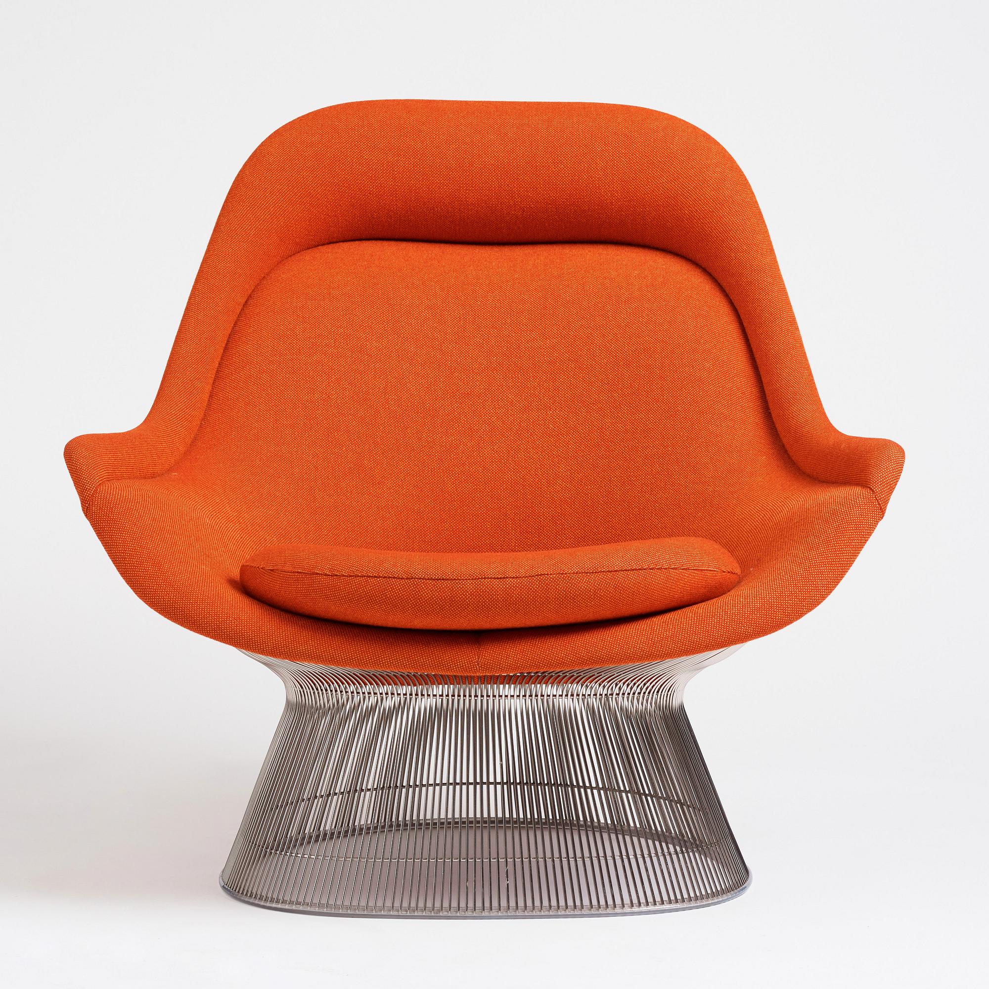 Warren Platner, a model "1705" easy chair, for Knoll International, post 1962.