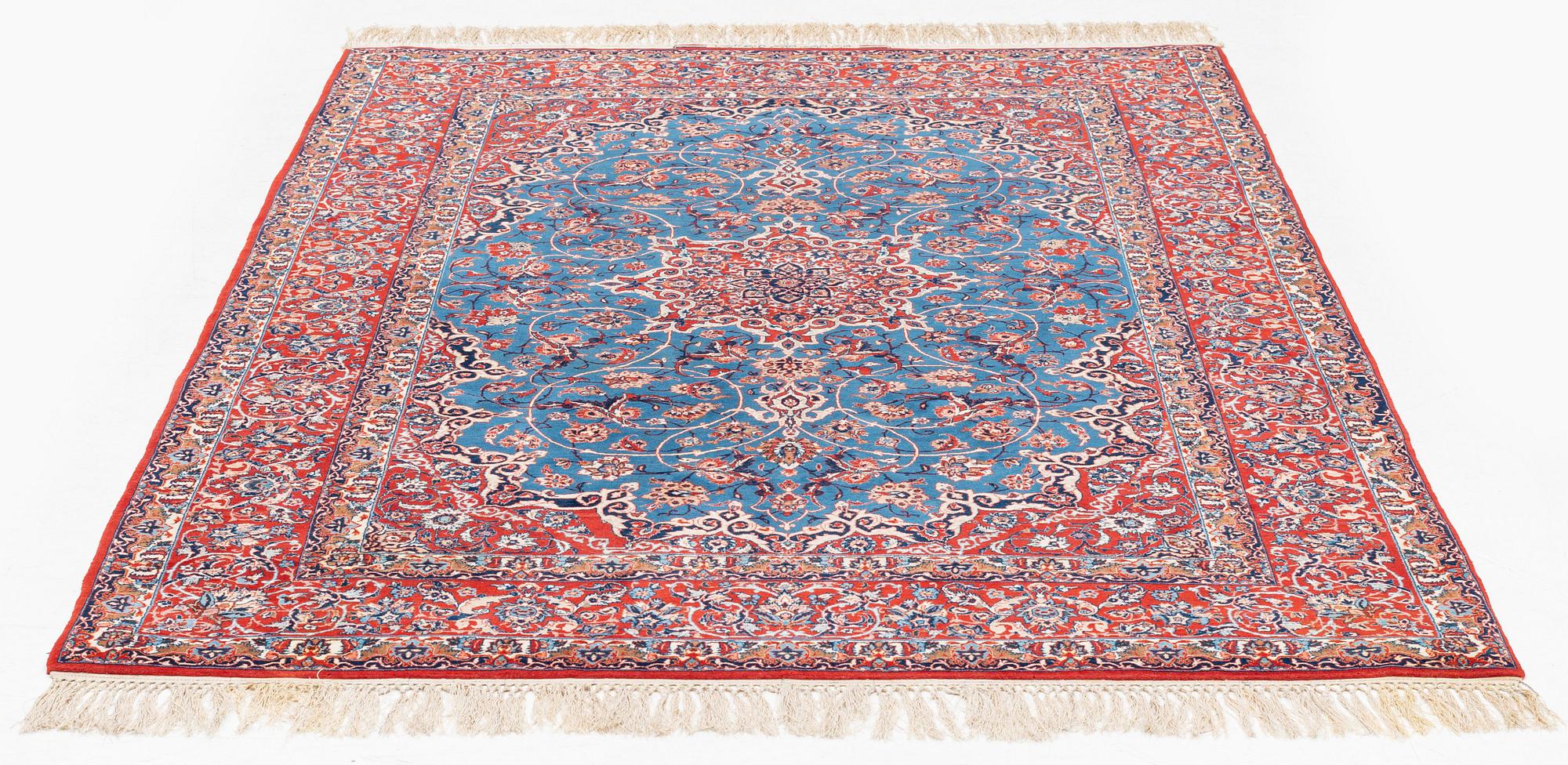 Matta, semiantik Isfahan (Sadegh) Seirafian, signerad, ca 227 x 151 cm.
