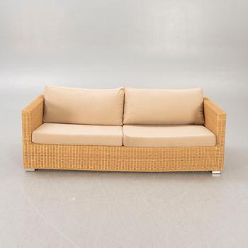 A Chester sofa by Cane Line artificial cane 21st century sofa.