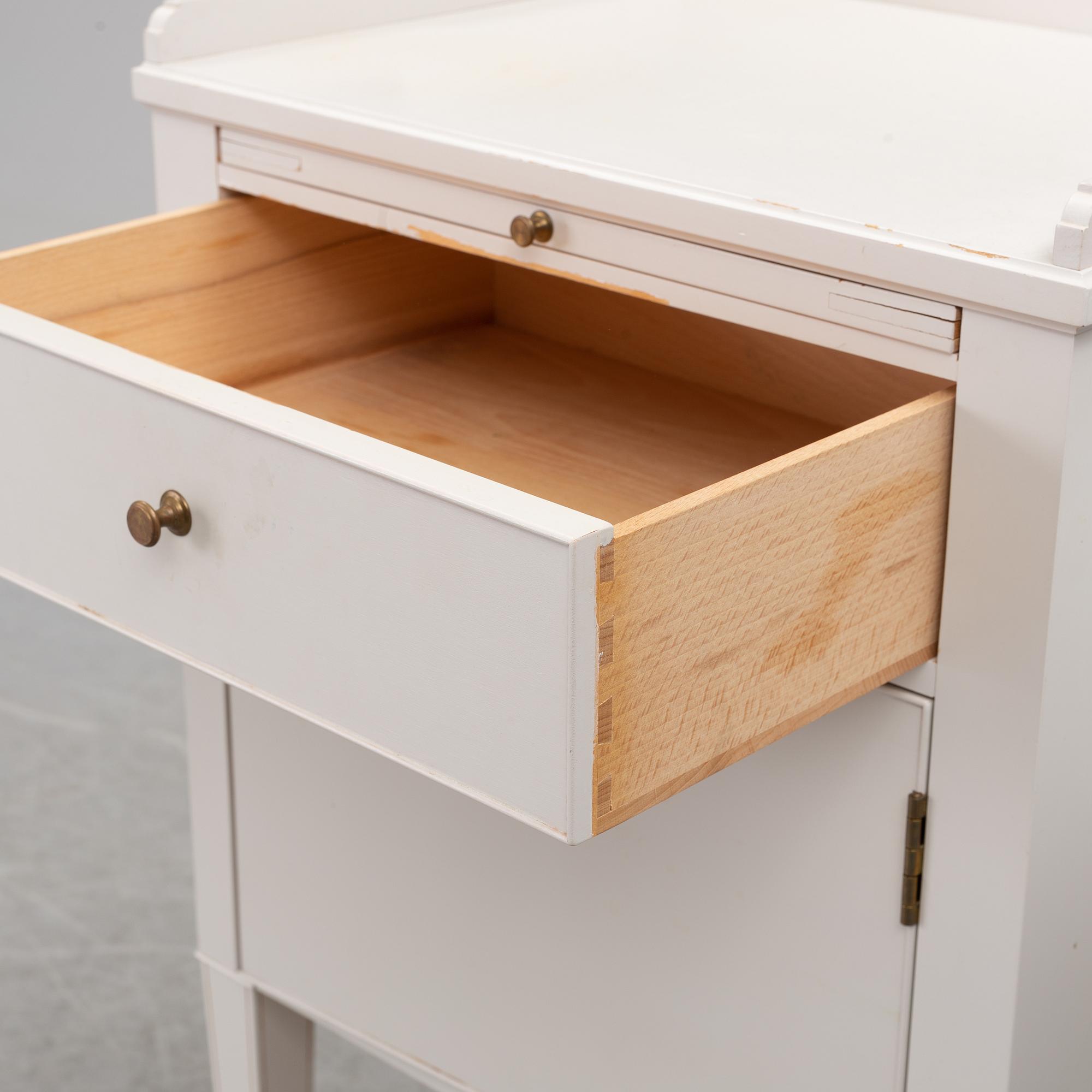 A pair of 'Västa Ny' bedside tables, Ikea, late 1990s.