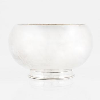 Rolf Carlman, a sterling silver bowl, CF Carlman, Stockholm 1963.