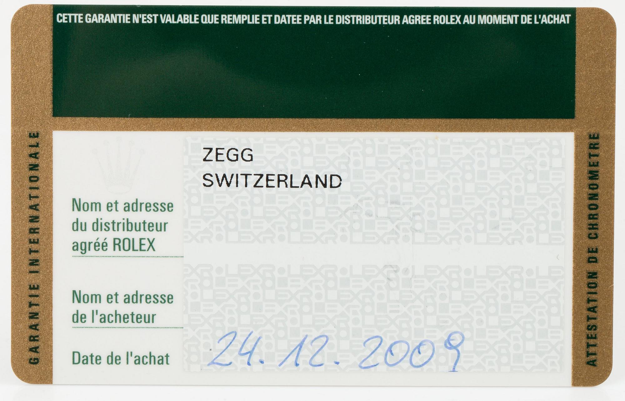 ROLEX, Submariner, "Smurf".