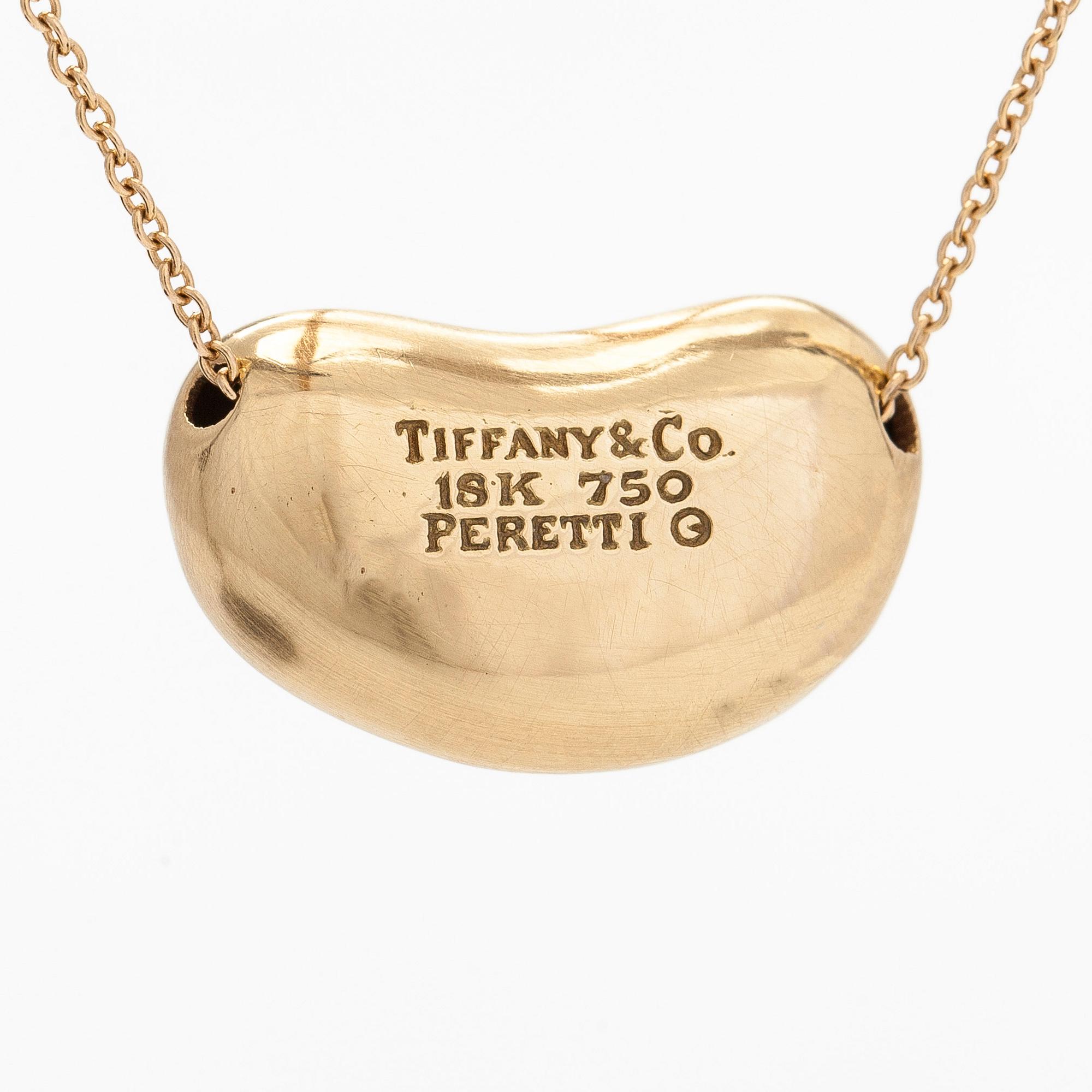 Tiffany & Co, Elsa Peretti, necklace, "Bean", 18K gold.