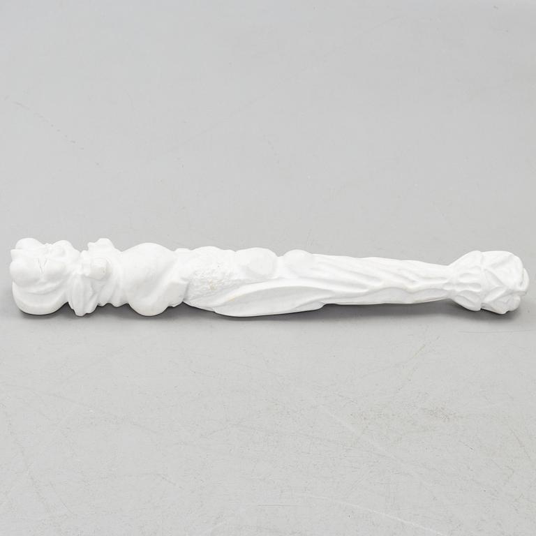 Stefano Beccari, sculpture. Unsigned. Marble, height 105 cm.