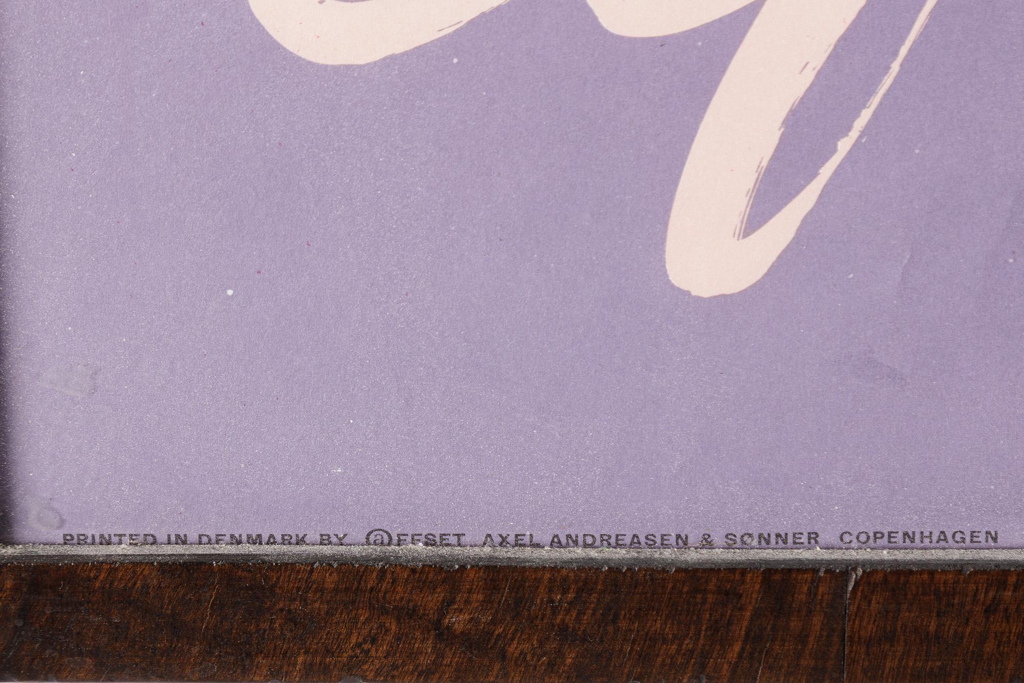 Otto Nielsen, a vintage 'Africa SAS Scandinavian Airlines System' poster, Denmark, circa 1958.