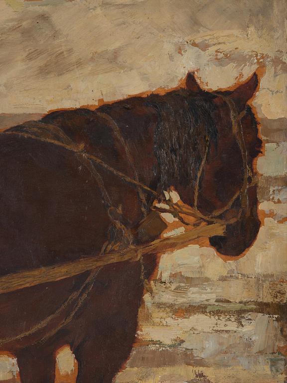 Lotte Laserstein, "Fischerkarren".