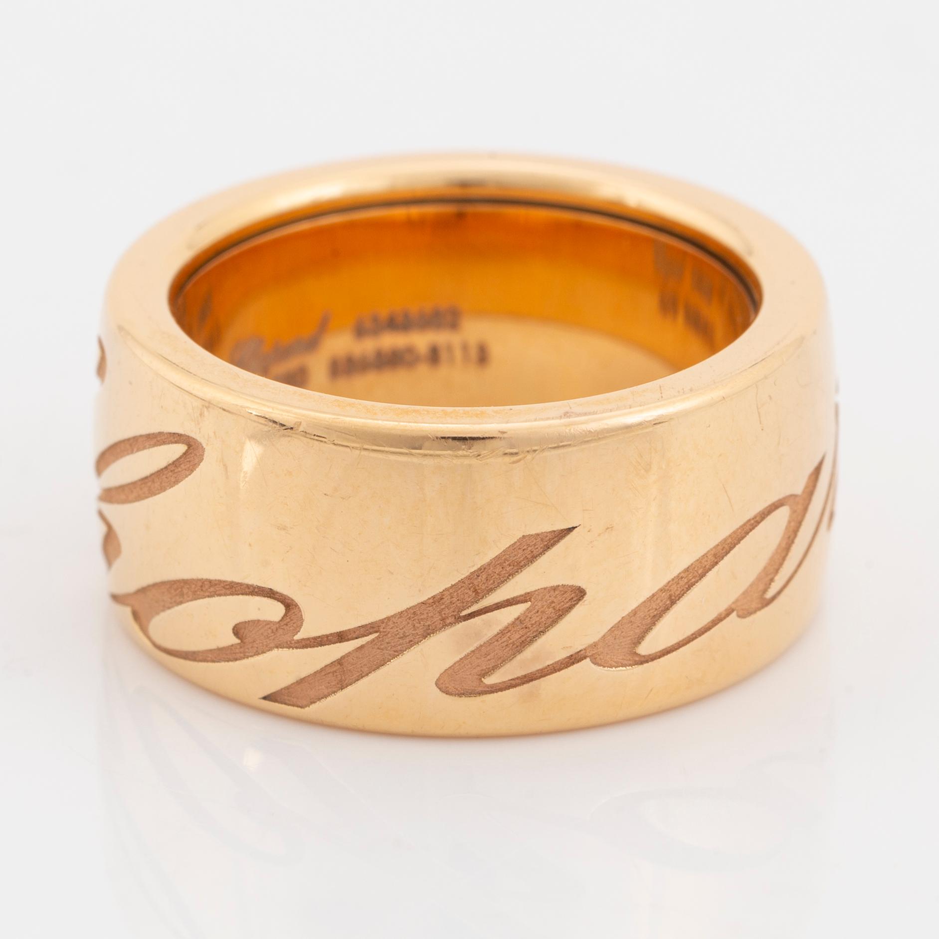 Chopard, 18K gold ring.