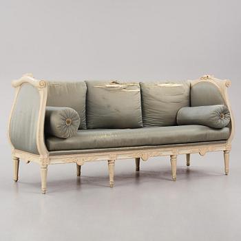 A Gustavian sofa attributed to C. F. Flodin (chairmaker in Stockholm 1776-95).