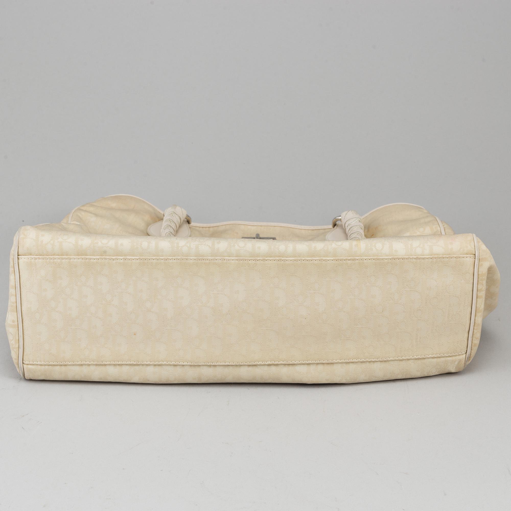 CHRISTIAN DIOR, 'Oblique Canvas Handbag'.