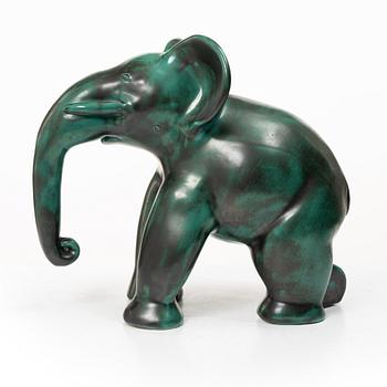 Allan Ebeling, skulptur, elefant, lergods, Upsala-Ekeby.