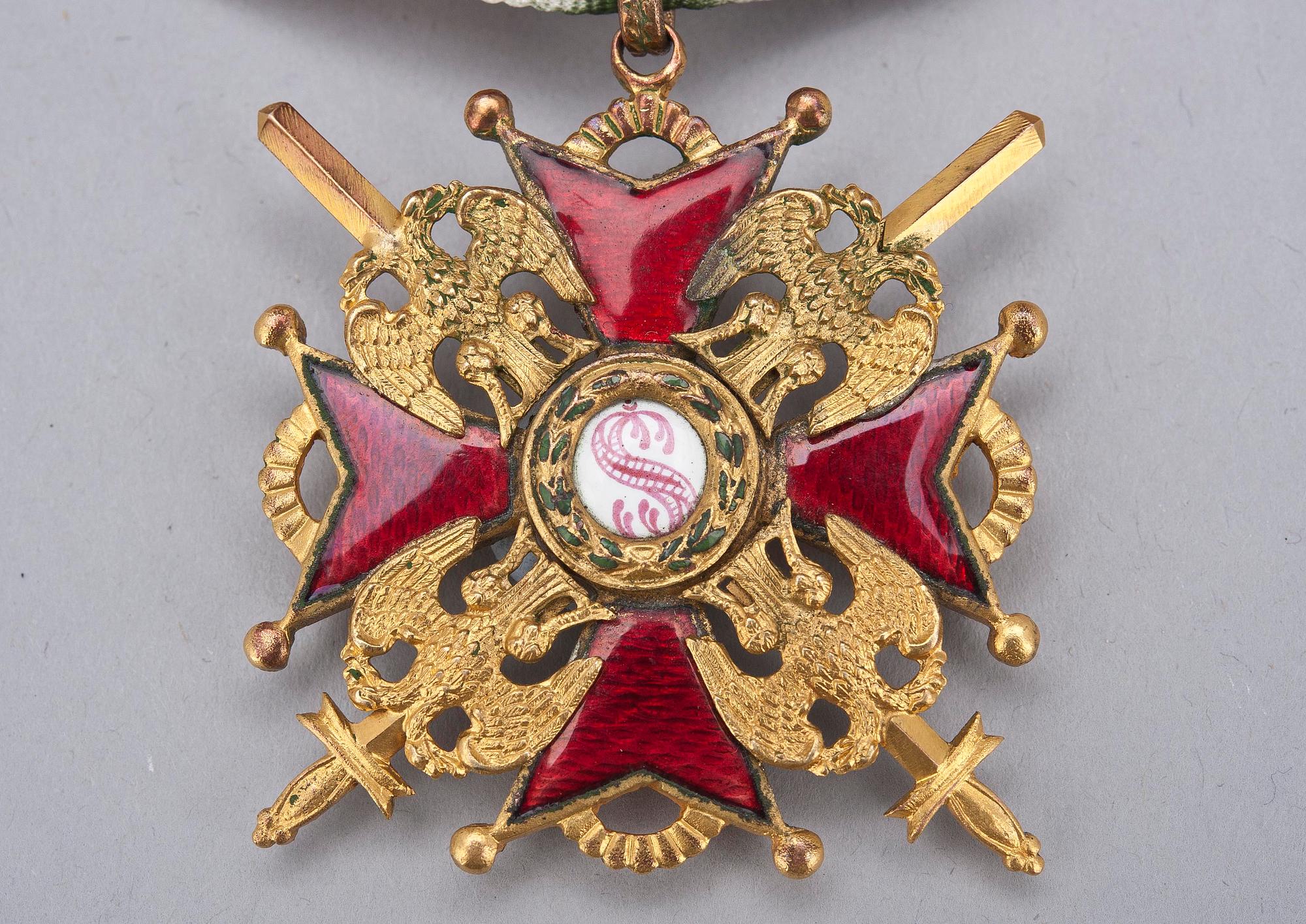 Stanislaus medalj, Ryssland ca. 1900.