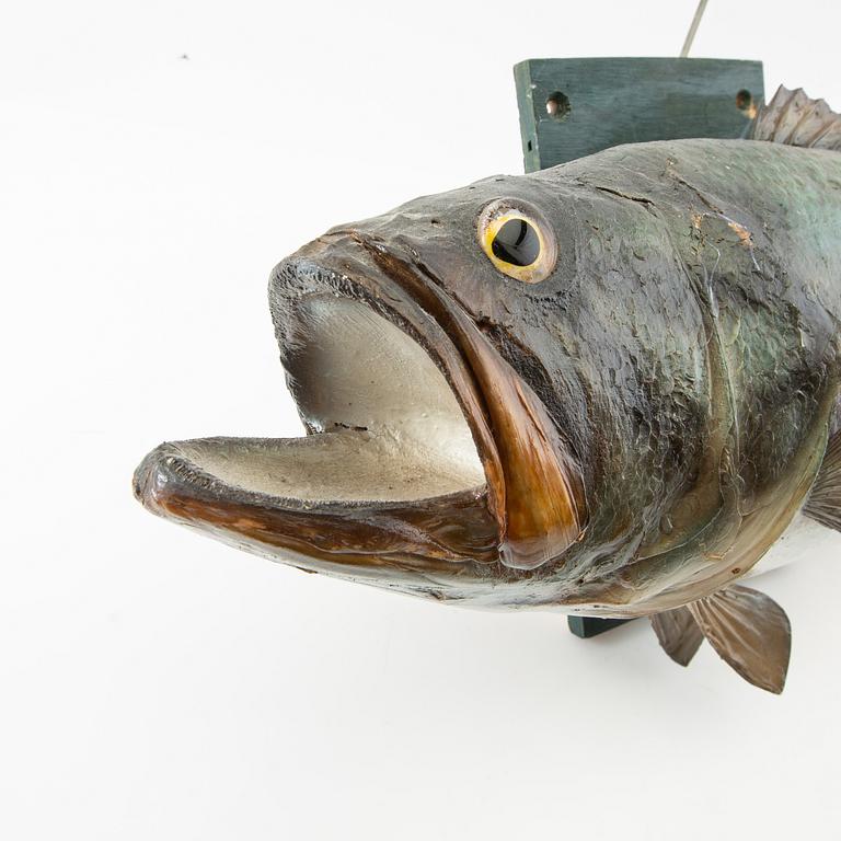 Fish sculpture "Black bass" 1960.