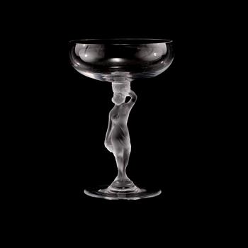 CHAMPAGNESKÅLAR, 14 st, Bayel, Frankrike, omkring 1900-talets mitt.