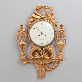 VÄGGPENDYL, Kullberg Stockholm. Sengustavianskt, 1800-talets början.